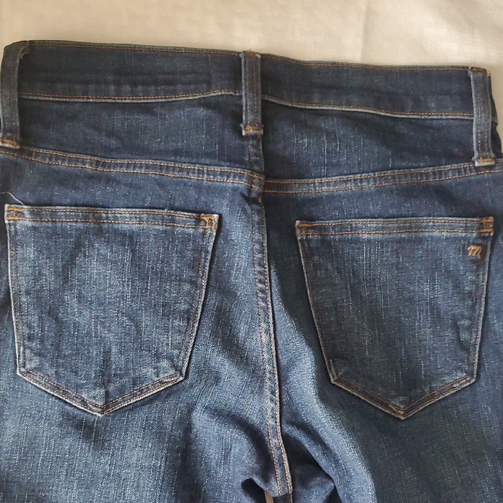 Madewell Slim  Classic Blue Straight Leg Jeans Size 26 - Picture 9 of 14